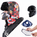 Pikkukuva 1 / 3: Talvihattu Pidä lämpimänä Unisex Winter Trapper Aviator Trooper Earflap hiihtohattu Red