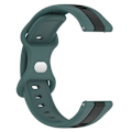 Miniatyrbild 2 av 5: För Garmin Approach S40 20mm Butterfly Spänne Tvåfärgad watch Green-Black