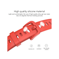 Pikkukuva 3 / 4: Älykellon ranneke Huawei Strap 8 16mm yksivärinen silikonivaihto (oranssi)