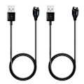 Miniatyrbillede 1 af 5: Oplader til Garmin Vivosmart 5, Udskiftning af opladningskabel til Garmin Vivosmart 5 Smart Watch [2-pak]