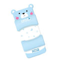 Miniatyrbild 1 av 4: Nyfödd kudde baby spädbarn sömn positioner förhindra platt huvudform Anti Roll Pillow Blue