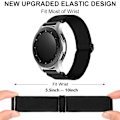 Miniatyrbillede 3 af 5: 20 mm 22 mm bånd til Samsung Galaxy Watch 4/classic/3/5/pro/active 2 Gear S3 Elastic Nylon Loop Huawei Watch Gt 2 2e 3 Pro Strap Bohemia color 22mm