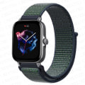 Miniatyrbild 1 av 5: 20 mm 22 mm watch för Amazfit Gts/2/2e/4/3/mini Gtr 4/2/3/ pro 47 mm Stratos 3 nylon Pulseira Correa Amazfit bipsband Deep fog gray 18 22mm