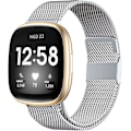 Miniatyrbillede 1 af 5: Magnetiske bånd, der er kompatible med Fitbit Versa 3 og Sense Smartwatch - Multi Color Silver Large