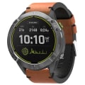 Miniatyrbilde 1 av 4: For Garmin Enduro 26 mm skinnsutur stålspenne klokkebånd Brown