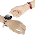 Miniatyrbild 3 av 4: För Fitbit Versa 3 / Sense Round Bead Chain Watch Band Colorful