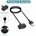 Miniatyrbilde 4 av 5: Lader for Fitbit Inspire HR, Fitbit Inspire, Fitbit Ace 2, erstatnings-USB-ladekabel [2-pakning, 3,3 fot/100 cm]