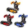 Miniatyrbild 1 av 5: Paket med 3 Transformator Robot Bil Transformers Robot Cabriolet Väggklättrare Bil Med Led 360 Rotation Stunt Leksak Bil Barnpresent