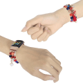Miniatyrbild 3 av 4: För Fitbit Charge 5 Round Bead Chain Watch Band Colorful