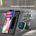 Miniatyrbillede 4 af 5: 360 graders roterende cd-port biltelefonholder firkantet magnet cd-slot magnetisk bilmontering, til mobiltelefoner og minitablets med hurtig swift-snap te