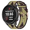 Miniatyrbillede 1 af 5: Til Garmin Forerunner 245 20mm nylonvævet urrem Yellow