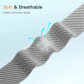 Pikkukuva 2 / 5: Magneettinauhat, jotka ovat yhteensopivat Fitbit Versa 3:n ja Sense-älykellon kanssa - Multi Color Silver Large