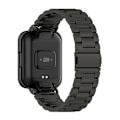 Miniatyrbillede 2 af 5: Til Xiaomi Redmi Watch 2 Lite Tre Perler Rustfrit Stål Udskiftnings Rem Med Urkasse