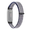 Miniatyrbild 1 av 5: För Fitbit Luxe Nylon Loop Strap Watch Band Blue Grey
