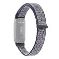 Miniatyrbillede 1 af 5: Til Fitbit Luxe Nylon Loop Strap Watch Band Blue Grey