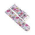 Miniatyrbillede 2 af 5: Til Garmin Fenix ​​5x 26mm / Fenix3 Hr Silikone urbånd Colorful Flowers)
