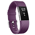 Pikkukuva 1 / 5: Rannekoru Fitbit Charge 2 -älykellolle, lisävaruste Fitbit Charge 2 -älyrannekkeelle, korvaava ranneke Purple L