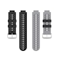 Miniatyrbilde 2 av 5: For Garmin Approach S2 / S4 Tofarget silikonklokkerem Black Grey