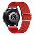 Miniatyrbillede 1 af 5: 20 mm 22 mm bånd til Samsung Galaxy Watch 4/classic/3/5/pro/active 2 Gear S3 Elastic Nylon Loop Huawei Watch Gt 2 2e 3 Pro Strap red 22mm