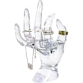 Miniatyrbillede 2 af 5: Smykke Display Holder Plast Mannequin Hånd Smykker Display Smykker Stand Halskæde Armbånd Ring Ur Holder Til Hjem Organisering (1 Stk)