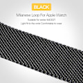 Pikkukuva 5 / 5: Milanese silmukkahihna Apple Watch Ultra Band 44mm 40mm 45mm 41mm 49mm 42mm 38mm 44mm Correa rannekoru Iwatch Series 3 6 Se 7 8 Gun 42mm 44mm 45mm 49mm