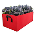 Miniatyrbild 2 av 5: Växtväxtpåsar Grönsak Blomkruka Planteringskruka Trädgård Upphöjd Planteringsbädd Behållare Red 60X30x20cm