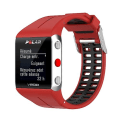 Miniatyrbilde 1 av 5: For Polar V800 Gps Smart Watch Tofarget stålspenneklokkebånd Red-Black