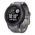 Miniatyrbilde 1 av 5: For Garmin Instinct 2s 20 mm damesilikonklokkerem med blonder Grey