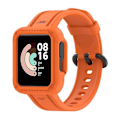 Pikkukuva 1 / 5: For Xiaomi Redmi Watchmi Watch 2/Mi Watch Lite/Mi Watch Lite 2 Watch Strap Wrist with Watch Cas Orange