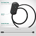 Miniatyrbillede 4 af 5: [2-pack] Lader Dock kompatibel med Amazfit Gtr Amazfit Gts Amazfit T-rex Usb Smart Watch Ladekabel 3,3 fod 100 Cm