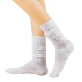 Miniatyrbild 3 av 4: Scrunch strumpor för kvinnor Bomull Slouch Sock, Kvinna Knähög Boot Sock
