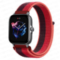 Miniatyrbild 1 av 5: 20 mm 22 mm watch för Amazfit Gts/2/2e/4/3/mini Gtr 4/2/3/ pro 47 mm Stratos 3 nylon Pulseira Correa Amazfit bipsband 2021 new red 76 20mm