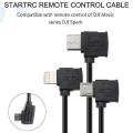 Miniatyrbilde 3 av 5: Startrc 10cm 8 pins til mikro usb konverteringskontakt datakabel for Dji Mavic Mini / Air, Shark fjernkontroll (svart)