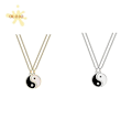 Pikkukuva 2 / 3: Taichi riipus kaulakoru Yin Yang Couples Matching metalliseos muotikorut