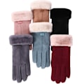 Miniatyrbild 3 av 5: Vinter Touch Screen Handskar Dam Vinterhandskar Varma vantar Pink