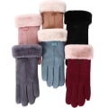Miniatyrbilde 3 av 5: Vinter Touch Screen Hansker Dame Vinterhansker Varme votter Black