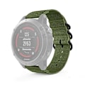 Miniatyrbillede 1 af 5: Til Garmin Fenix ​​5 22mm 3-ringet nylonurrem Army Green