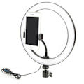 Miniatyrbilde 5 av 5: Usb Ring Light Videokonferansebelysning for Zoom-samtale Møte Selvoverføring Fjernarbeid Video Live Streaming Med 3 Lysmoduser 10 Nivå Lysstyrke