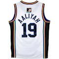 Miniatyrbillede 1 af 2: Basketball Jersey Movie 19th White Broderet Trøje Bold Dragt XL