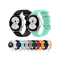 Pikkukuva 3 / 4: Hihna Garmin Forerunner 645 Musicille 20 mm hiilikuituinen raidallinen silikoniranneke musta
