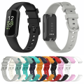 Miniatyrbilde 3 av 4: For Fitbit Inspire3 ensfarget silikonklokkerem White
