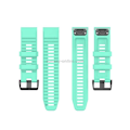Miniatyrbilde 4 av 5: For Garmin Fenix ​​6 22mm Smart Watch Quick Release Silicon Watch Band Lake Blue