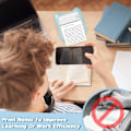 Pikkukuva 3 / 5: Kannettava musteeton lämpötarra-tulostin, yhteensopiva iOS:n ja Androidin kanssa, mukana 10 rullaa paperia ja 5 sinistä kynää