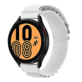 Miniatyrbild 1 av 5: För Garmin Forerunner 255s / Venu 2s Universal Nylon Watch Band White
