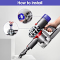 Pikkukuva 4 / 5: 6 pakkauksen tyhjiösuodattimen vaihtosarja Dyson V7, V8 Animal ja V8 Absolute Cordless Vacuum, 3 napasuodatin, 3 esisuodatin, yhteensopiva Dyson V8+, V kanssa