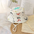 Miniatyrbild 1 av 2: Dinosaur Print Baby Solhatt Mjuk Utomhusflicka Boy Bucket Hat style2