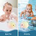 Miniatyrbillede 3 af 5: Baby badelegetøj, hval automatisk spray vand badelegetøj med LED-lys, induktion sprinkler badekar bruser pool badeværelse springvand legetøj til småbørn børn