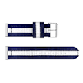Miniatyrbilde 2 av 5: For Fitbit Versa 3 Nylon Watch Band White Blue