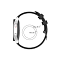 Miniatyrbillede 4 af 4: Rem til Garmin Forerunner 645 Music 20Mm Carbon Fiber Stribet Silikone Armbånd Sort