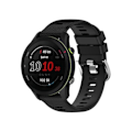 Miniatyrbilde 1 av 4: Rem for Garmin Forerunner255 22mm Svart Kryssstruktur Silikonurrem